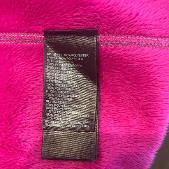 The North Face Gray Hoodie with Pink Trim - Picture 4 of 6